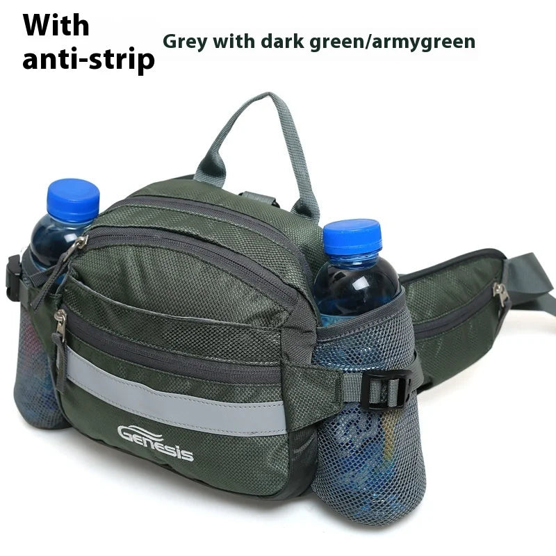 Bike Riding Cycling Running Fishing Hiking Waist Bag Fanny Pack Outdoor Belt Kettle Pouch Gym Sport Fitness Water Bottle Pocket