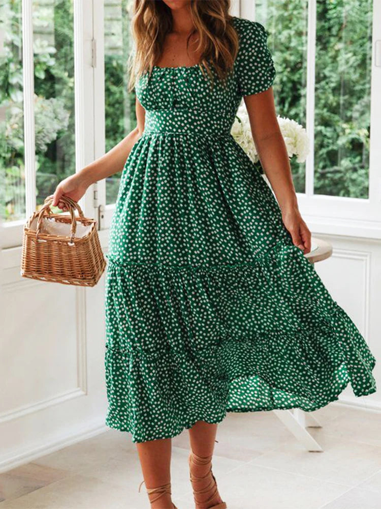 M / green