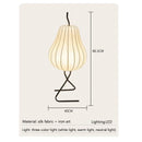 Japanese Style Wabi Sabi Pear Shape Floor Lamp