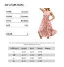 Women's Printed Botanical Floral Dress