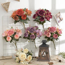 10PCS Artificial Peony Flowers