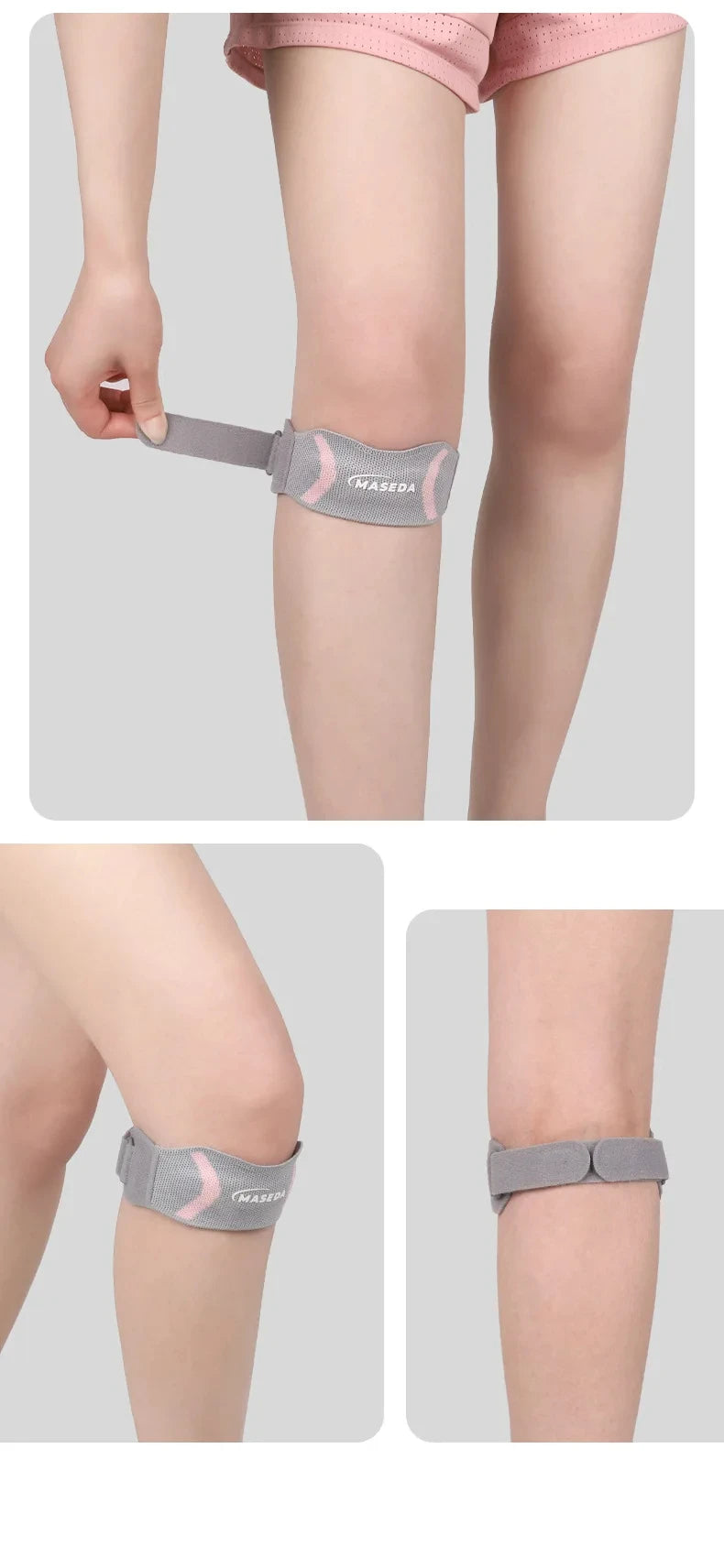 New Knee Outdoor Cycling Breathable Shock Absorber Basketball Protector Pressure Sports Patella Belt