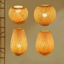 Contemporary Bamboo Weaving Table Lamp
