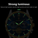 Man Waterproof Luminous Chronograph Watch
