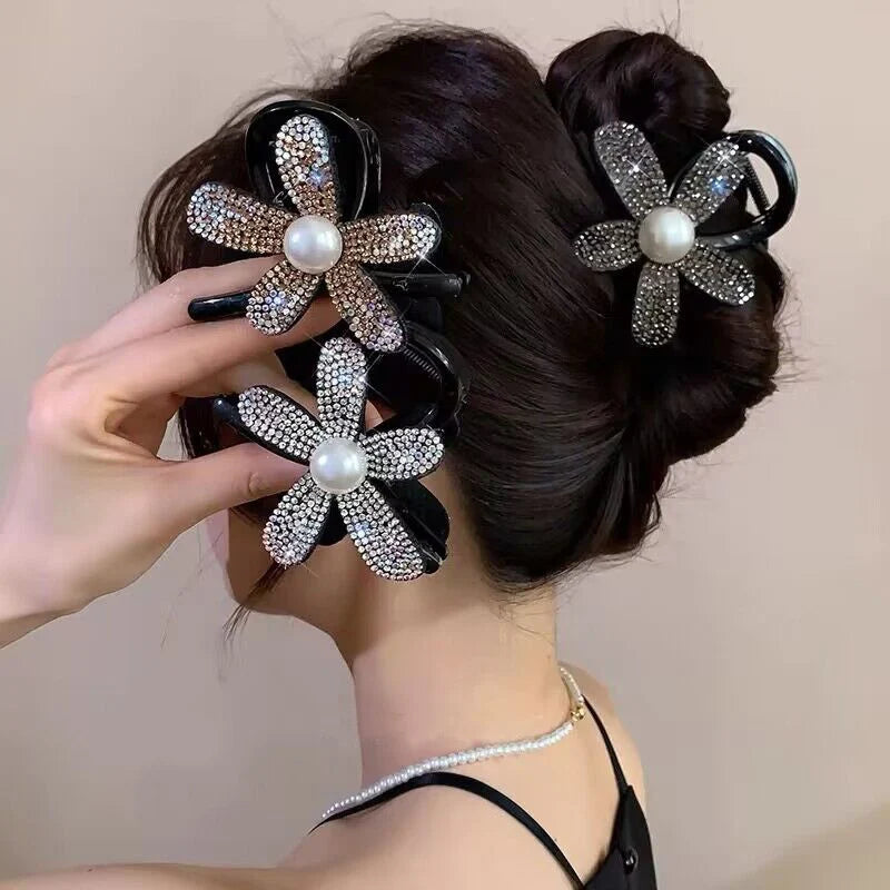 Rhinestone Hair Claw Clip
