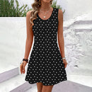 Women Summer Sleeveless Bohemian Dress Exclusive Print Vacation Dress  Birthday Dress for Women Beach Dress Dress for Women