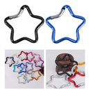 Aluminum Outdoor Star Shaped Spring Locking Carabiner Clip