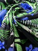 V-neck Spaghetti Strap Print Dress