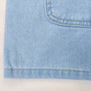 Women's Denim Dress Sexy Cool Strap Mini Dress Solid Color Sleeveless Pockets High Waist
