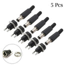 5 Pairs DC 12V Male Jack