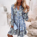 Women's Floral Print Mini Dress