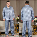 Man Casual Loose Luxury Print Sleepwear