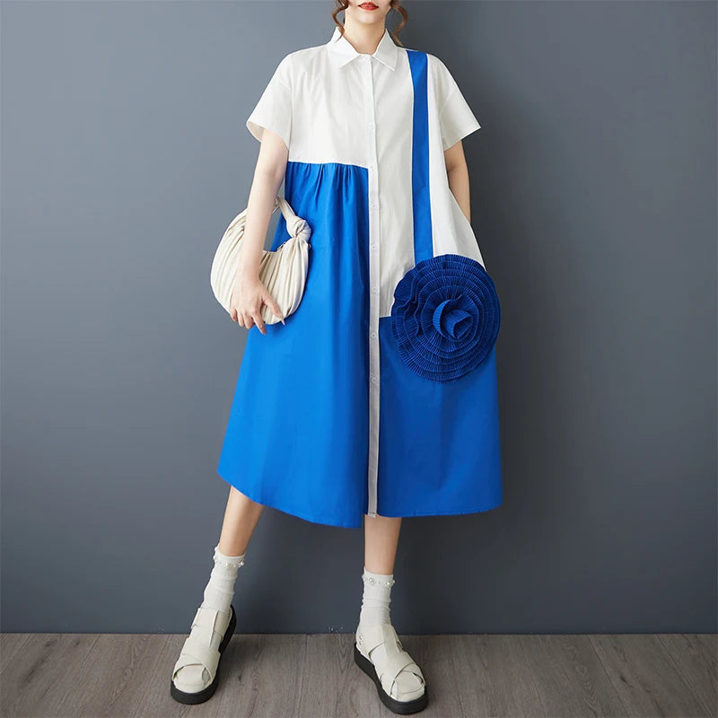 Women 3D Japanese Style Dress Shirt