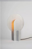 Mid century Aluminum table lamp