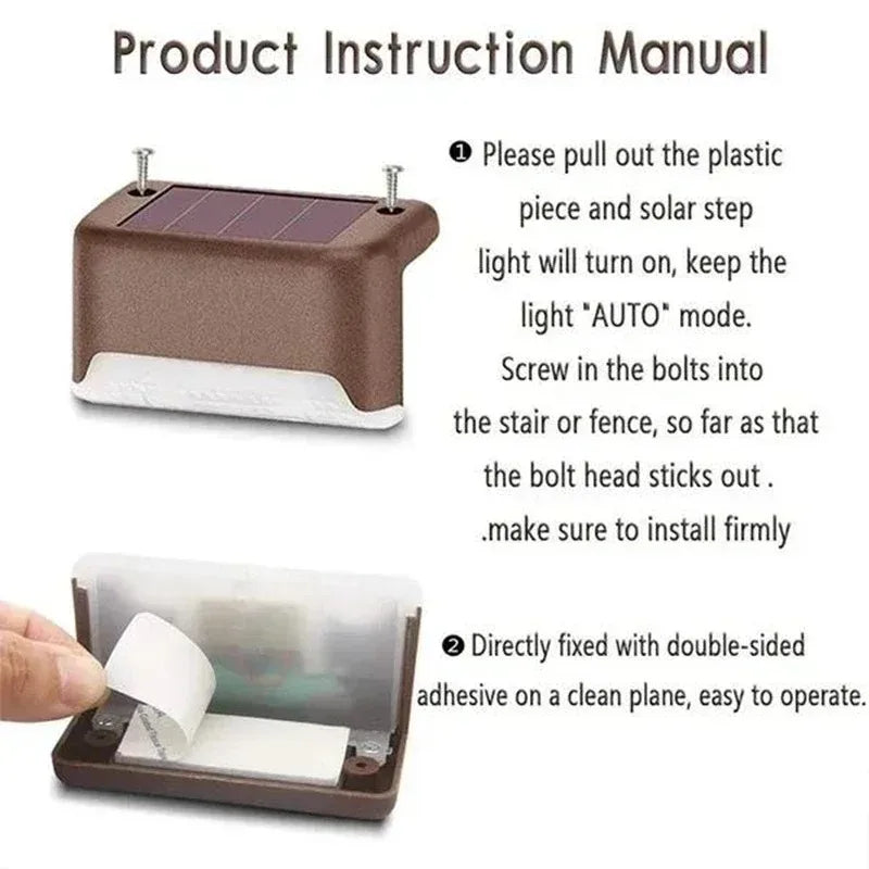 Outdoor Solar LED Deck Lights