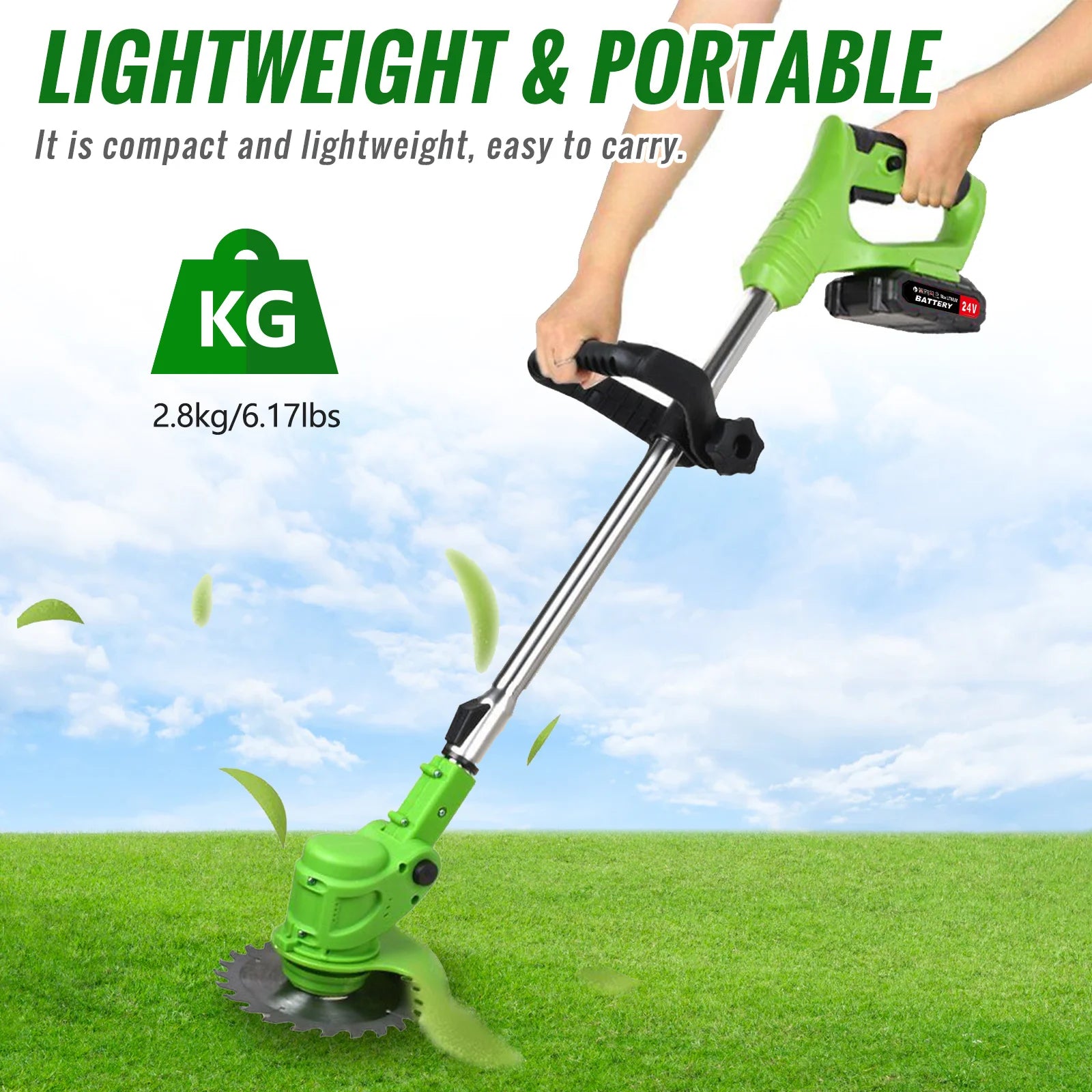 Weed Trimmer Lawn Electric Brushles