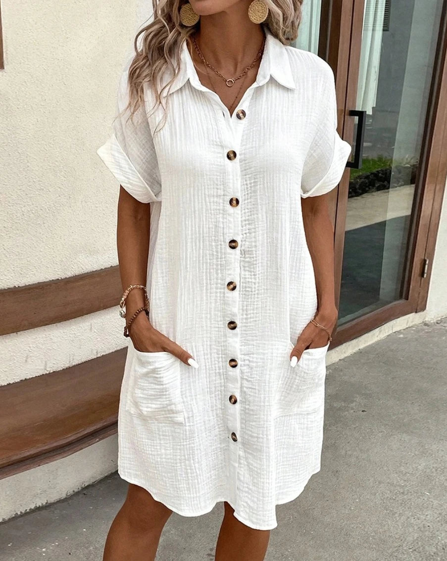 Women Solid Mini Dress