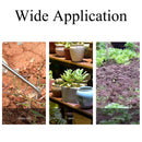 1pc Stainless Steel Wood Handle Garden Weeder