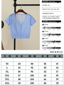 Outerwear Jerseys Summer Cardigan Women Cropped Blouse
