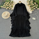 Ruffle Sleeves Loose Dress