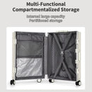 Aluminum Suitcase Front Opening Rolling Luggage
