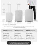 Carry On Luggage with Cup Phone Holder