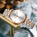 Luxury Fashion Rose Gold Stainless Steel Watch