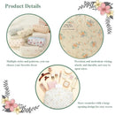1pcs Quilted Cotton Makeup Bag