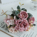 10PCS Artificial Peony Flowers