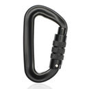 D Shape Safety Carabiner Aluminum Key Hooks
