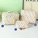 1pcs Quilted Cotton Makeup Bag