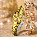 Ladies Waterproof Gold Luxury Stainless Steel Watches