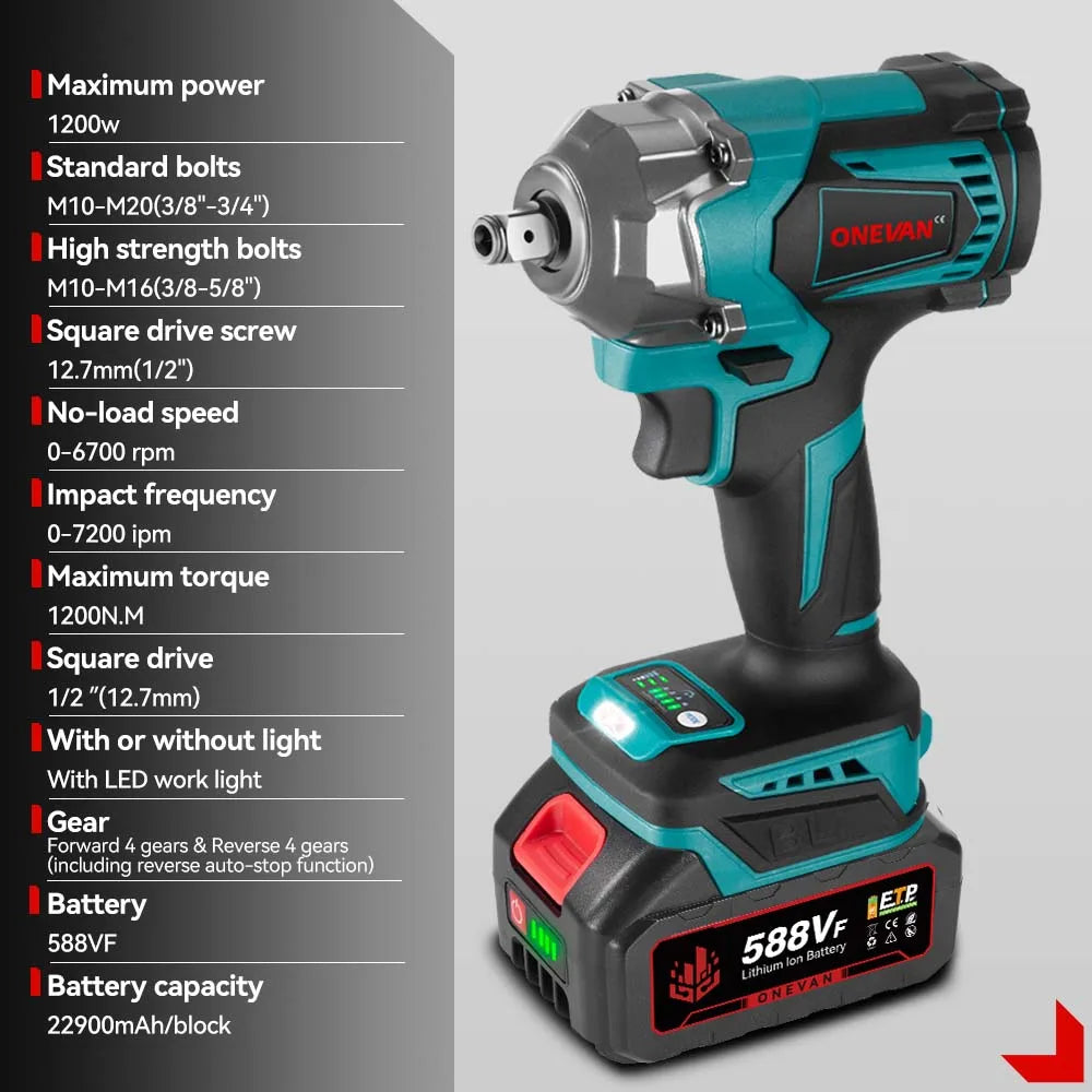 Brushless Electric Impact Wrench