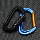 D Shape Safety Carabiner Aluminum Key Hooks
