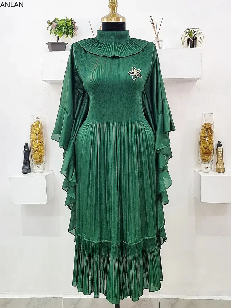 Ruffle Sleeves Loose Dress
