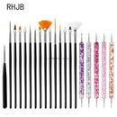 Nail brush Design Tip Pen Builder