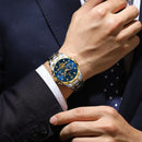 Man Waterproof Luminous Chronograph Watch