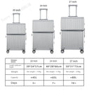 20 inch Aluminum Boarding Box Front Opening Suitcase