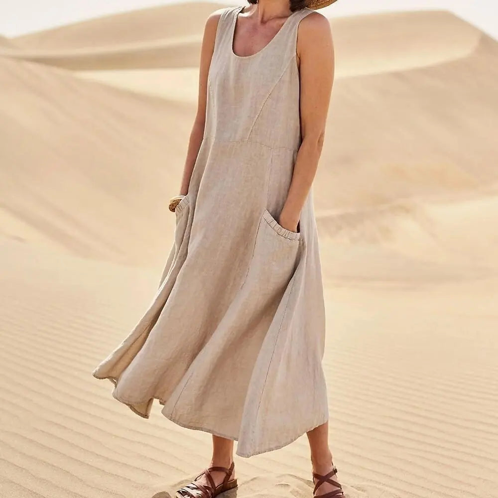 Khaki sleeveless / XXL