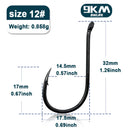 9KM Steel Fishing Hooks