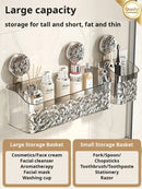 New Shower Suction Cup Shelf Basket