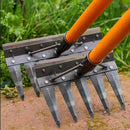 Heavy-Duty Steel Garden Hand Weeding Rake