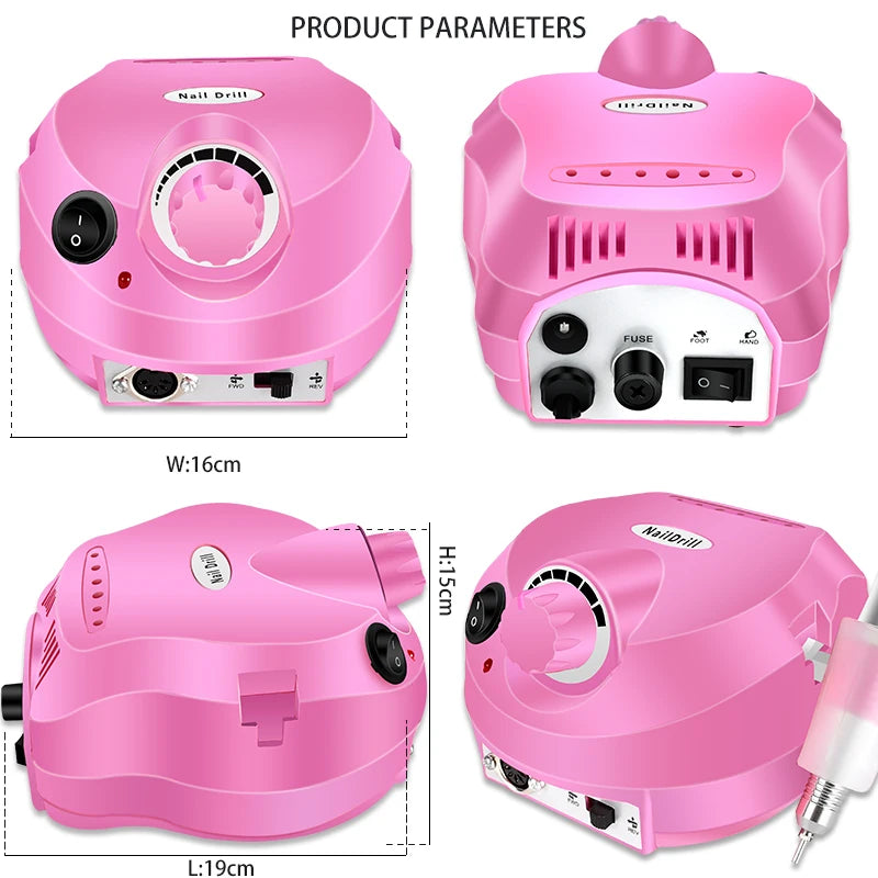 35000RPM Electric Nail Drill Professional Manicure Machine