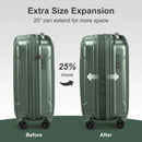 2 Piece Carry On Luggage Set