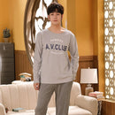 Autumn Plus 5XL Knitted Men's Sleepwear