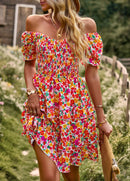 Women's Flower Print Dress