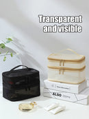 Double Layer Mesh Makeup Bag