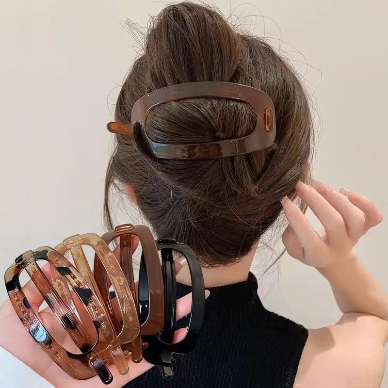 Oval Hollow Hairgrips