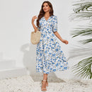 Women's Spring Floral Print Dress