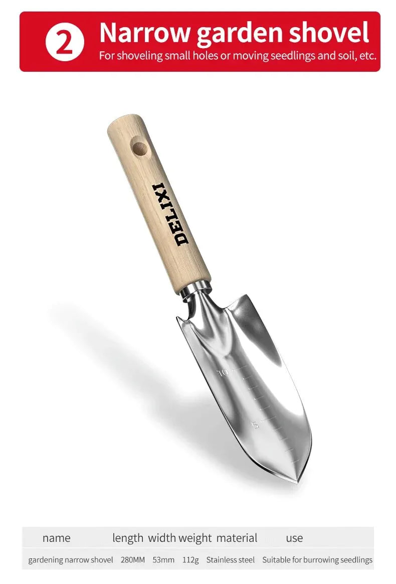 Garden Shovel Rake Spade Set